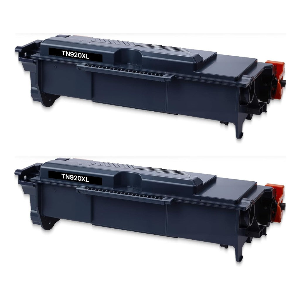 Brother TN920XL High Yield Compatible Toner Cartridge [6,000 pages] 2-Pack