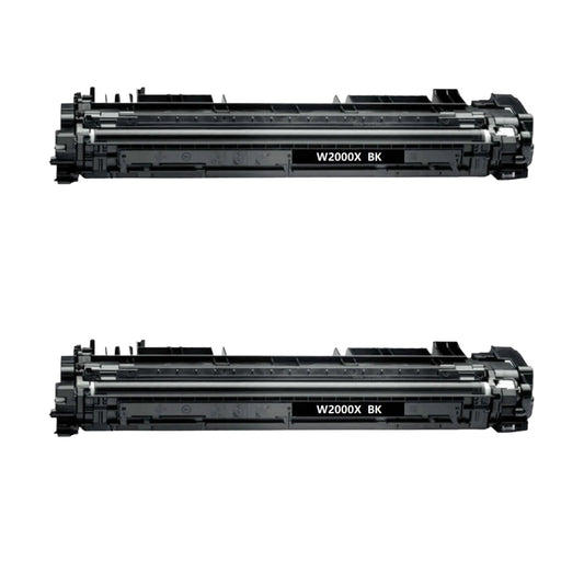 HP W2000X (658X) Black Compatible Toner Cartridge [33,000 pages] 2-Pack