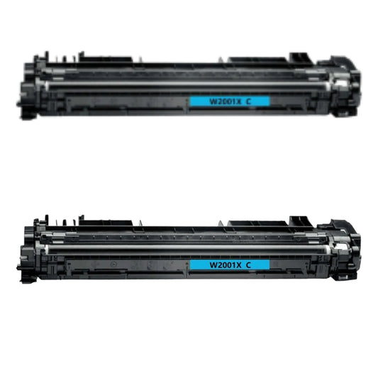 HP W2001X (658X) Cyan Compatible Toner Cartridge [28,000 pages] 2-Pack