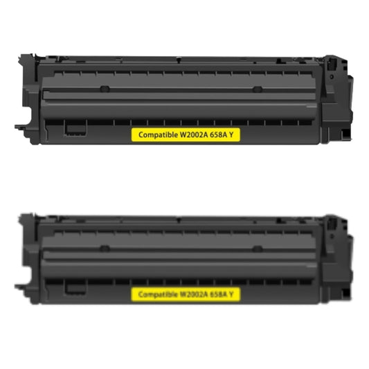 HP W2002A (658A) Yellow Compatible Toner Cartridge [6,000 pages] 2-Pack