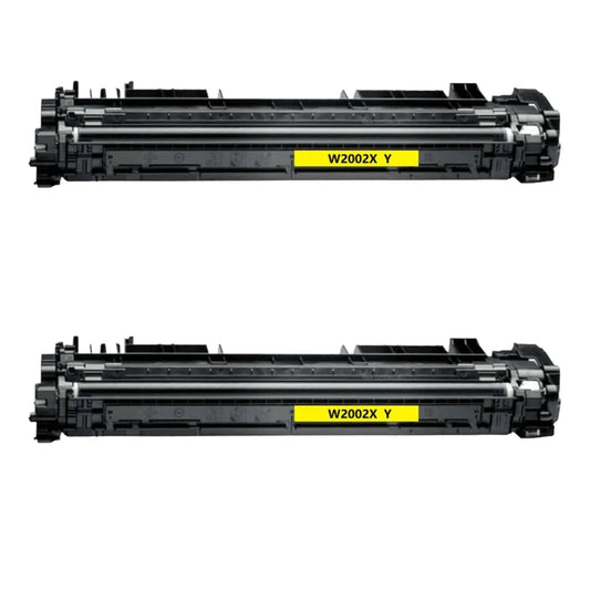 HP W2002X (658X) Yellow Compatible Toner Cartridge [28,000 pages] 2-Pack