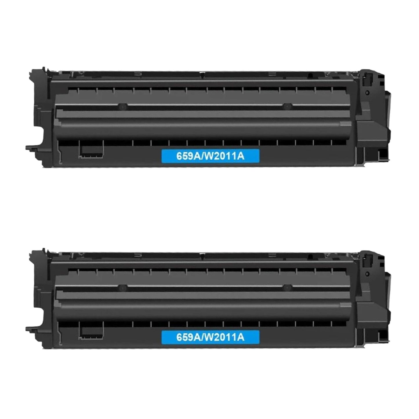HP W2011A (659A) Cyan Compatible Toner Cartridge [13,000 pages] 2-Pack