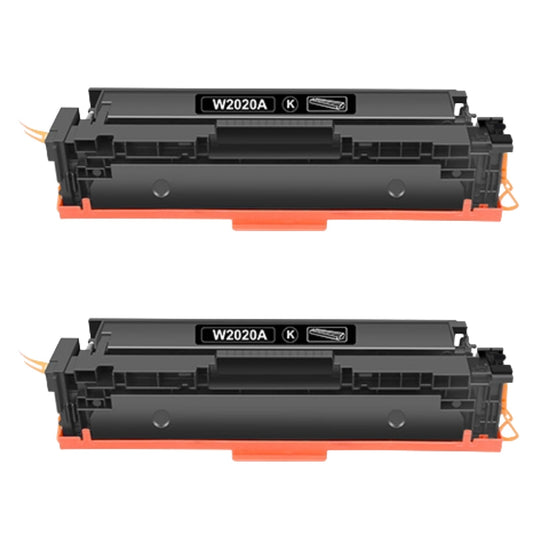 HP W2020A (414A) Black Compatible Toner Cartridge [2,400 pages] 2-Pack