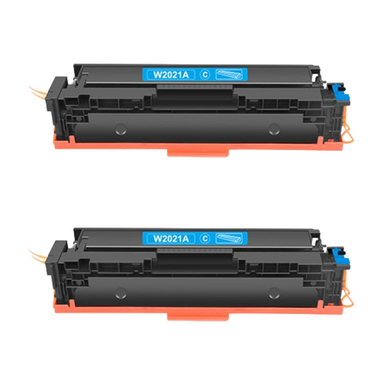 HP W2021A (414A) Cyan Compatible Toner Cartridge [2,100 pages] 2-Pack