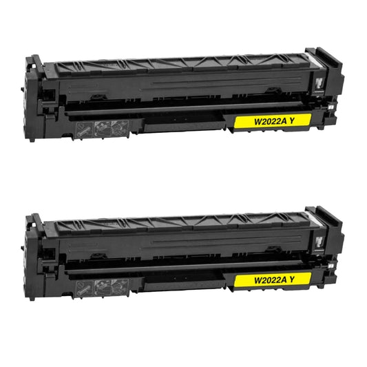 HP W2022A (414A) Yellow Compatible Toner Cartridge [2,100 pages] 2-Pack