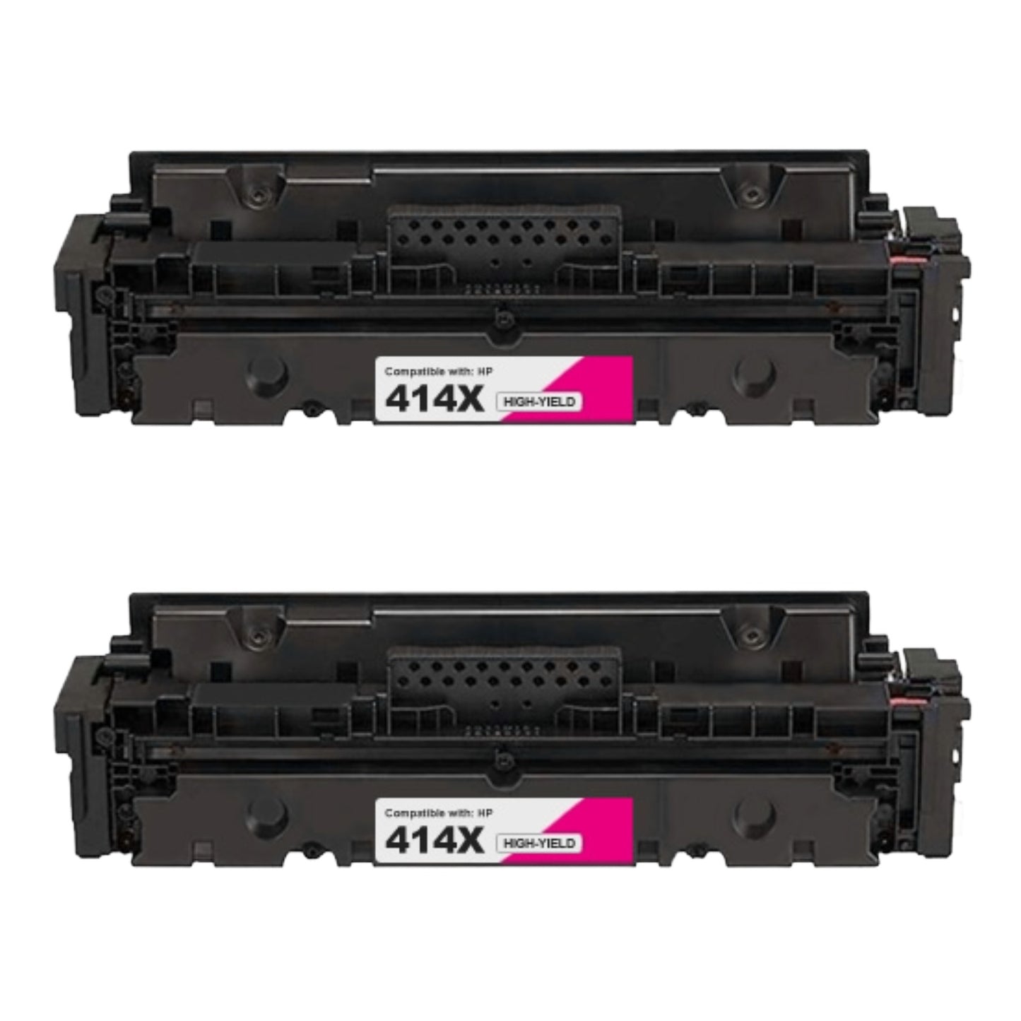 HP W2023X (414X) Magenta Compatible Toner Cartridge [6,000 pages] 2-Pack