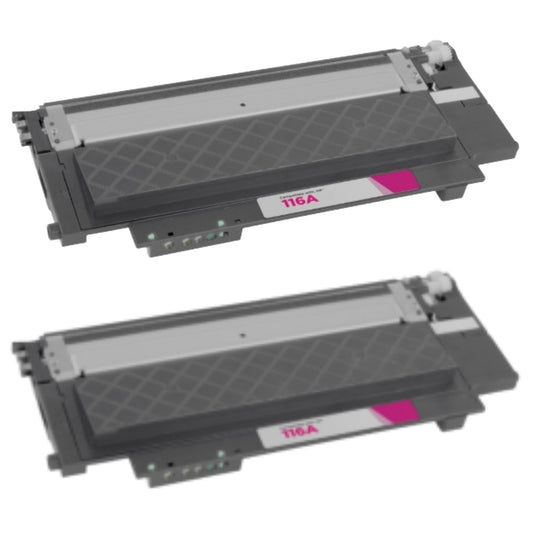 HP W2063A (116A) Magenta Compatible Toner Cartridge [700 pages] 2-Pack