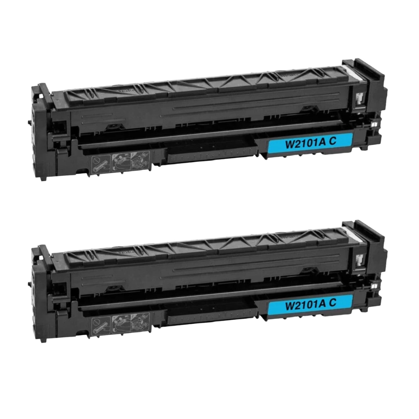 HP W2101A (210A) Cyan Compatible Toner Cartridge [1,800 pages] 2-Pack
