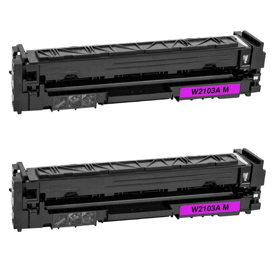 HP W2103A (210A) Magenta Compatible Toner Cartridge [1,800 pages] 2-Pack