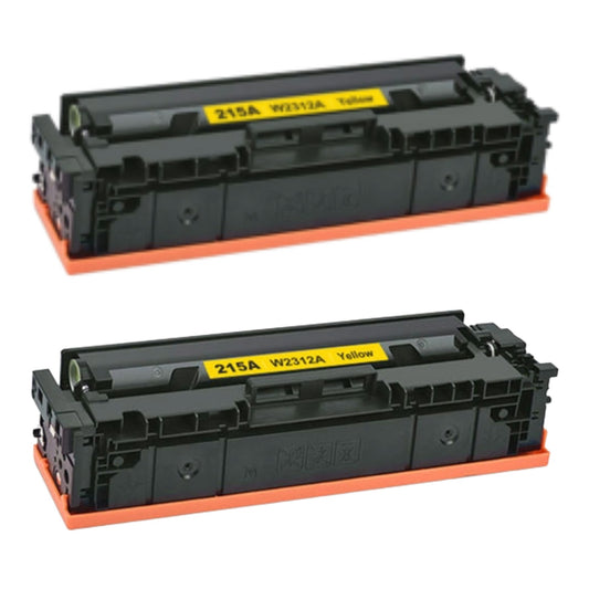 HP W2312A (215A) Yellow Compatible Toner Cartridge [850 pages] 2-Pack