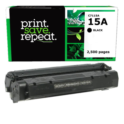 HP 15A (C7115A) Remanufactured Toner Cartridge [2,500 pages]