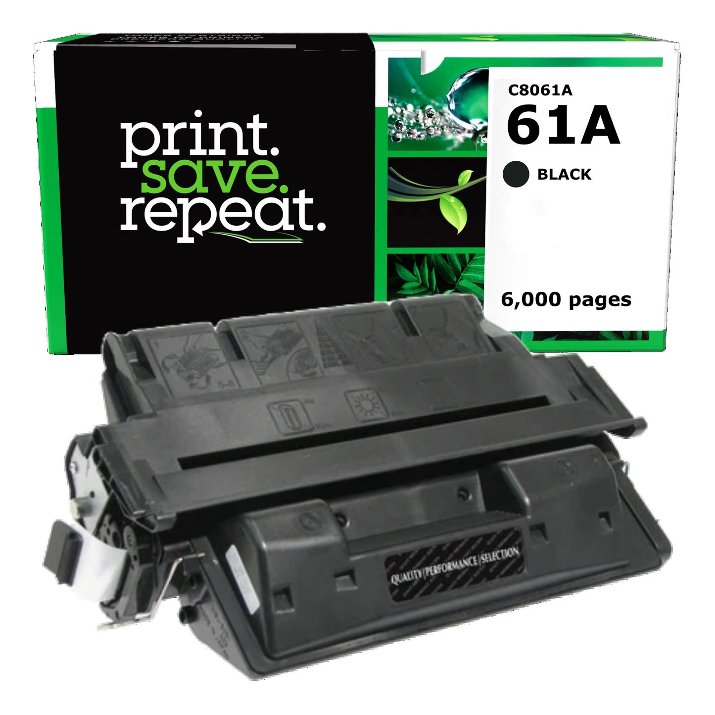 HP 61A (C8061A) Remanufactured Toner Cartridge [6,000 pages]