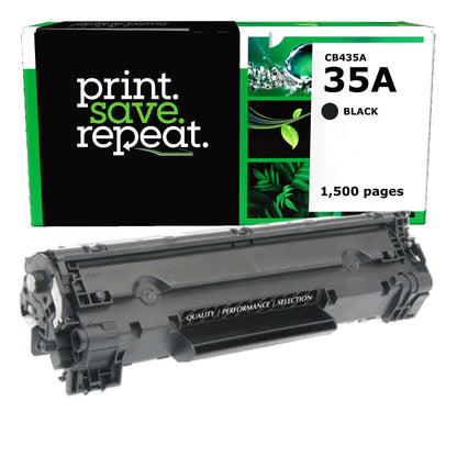 HP 35A (CB435A) Remanufactured Toner Cartridge [1,500 pages]