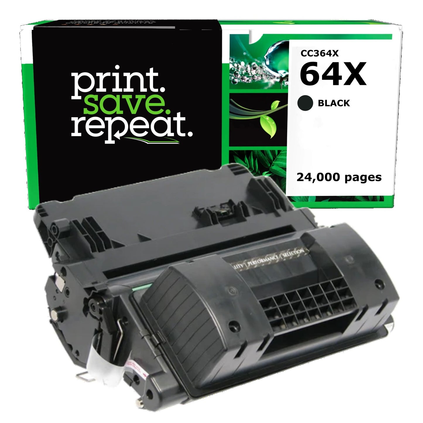 HP 64X (CC364X) High Yield Remanufactured Toner Cartridge [24,000 pages]