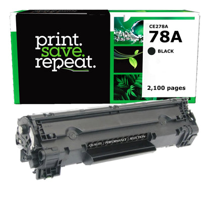 HP 78A (CE278A) Remanufactured Toner Cartridge [2,100 pages]