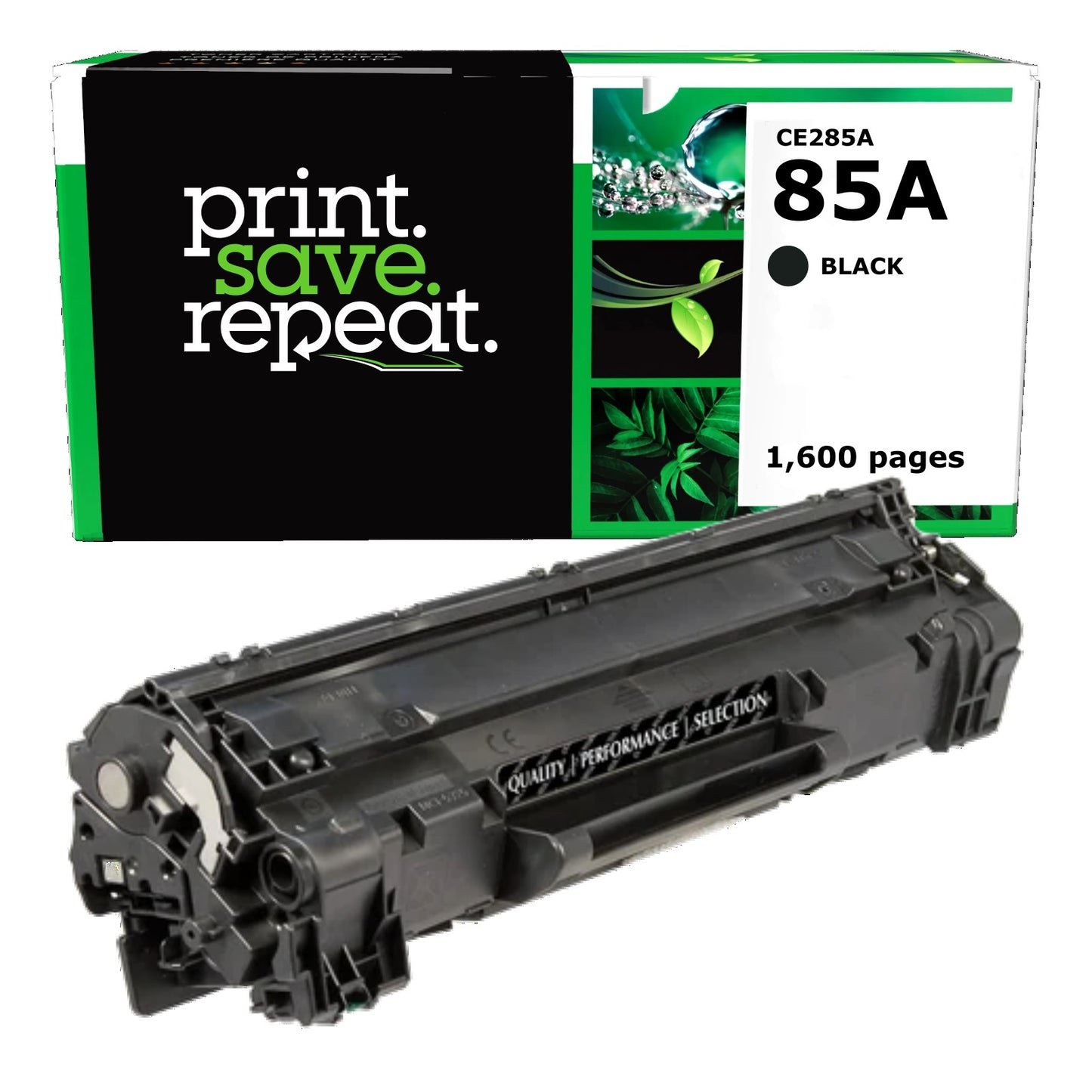 HP 85A (CE285A) Remanufactured Toner Cartridge [1,600 pages]
