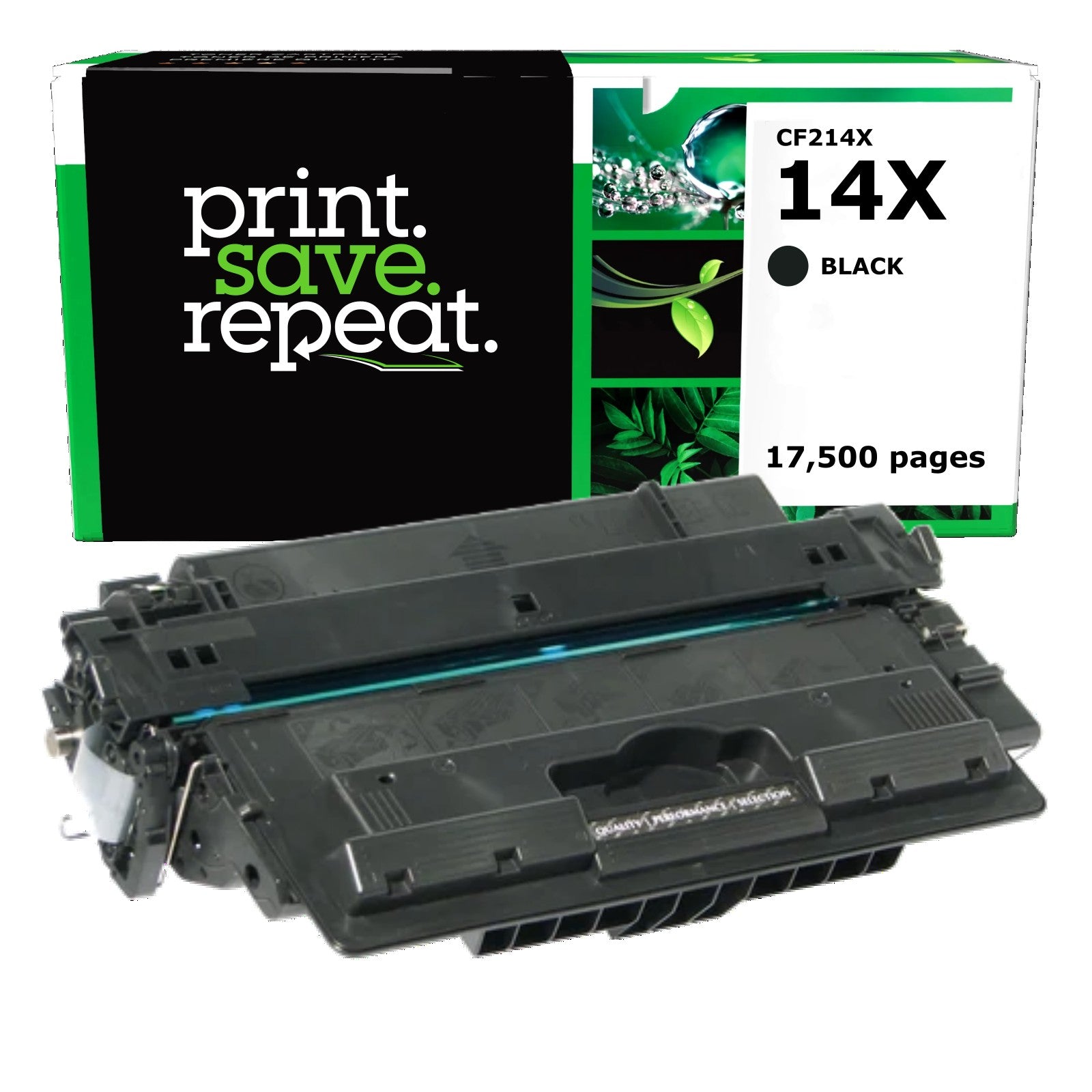 HP 14X (CF214X) High Yield Remanufactured Toner Cartridge [17,500 pages]