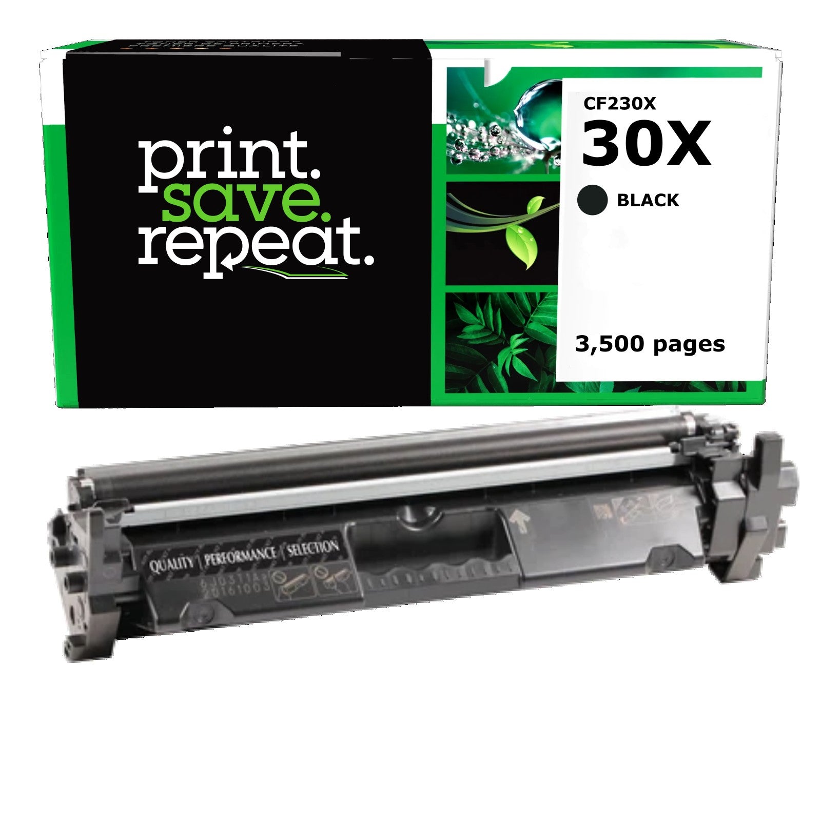 HP 30X (CF230X) High Yield Remanufactured Toner Cartridge [3,500 pages]