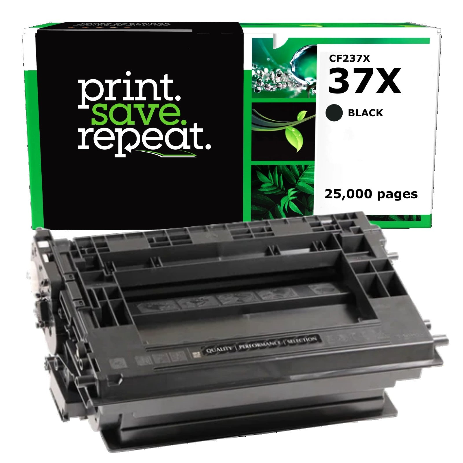 HP 37X (CF237X) High Yield Remanufactured Toner Cartridge [25,000 pages]