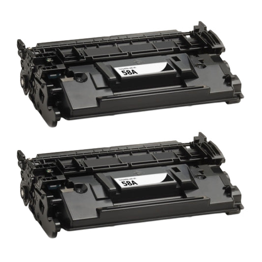HP 58A Compatible Toner Cartridge - 2 Pack - [3,000 Pages]
