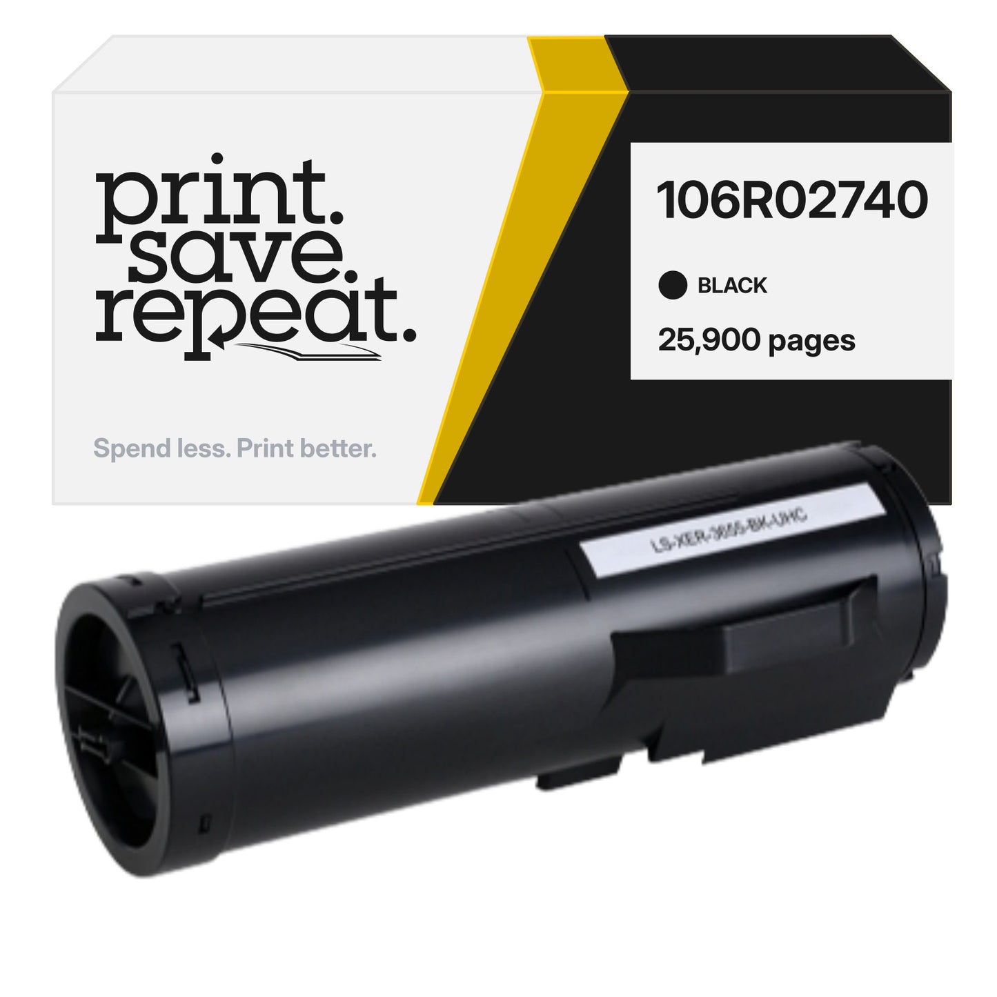 Xerox 106R02740 Extra High Yield Premium Compatible Toner Cartridge [25,900 Pages]