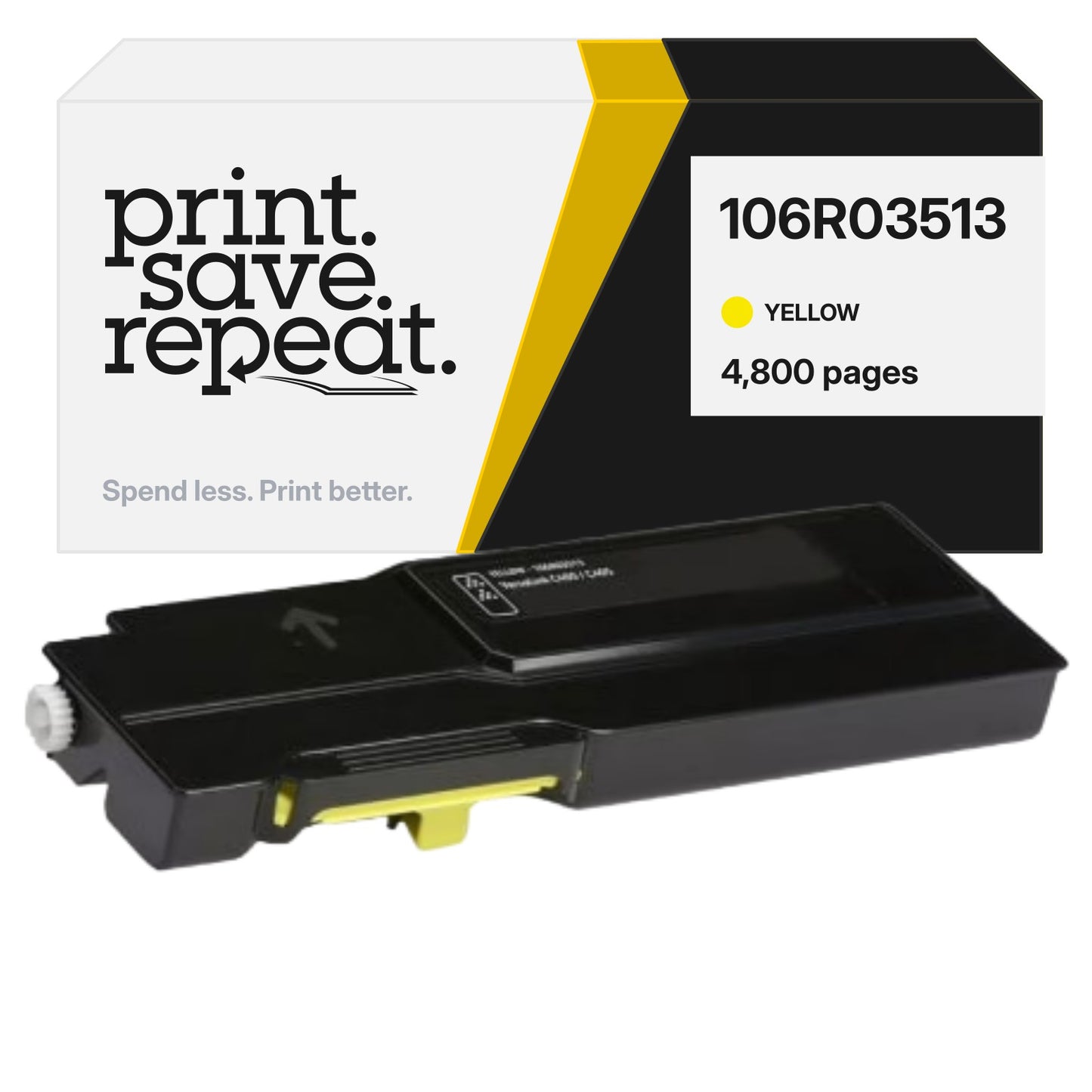 Xerox 106R03513 Yellow Premium Compatible Toner Cartridge [4,800 Pages]