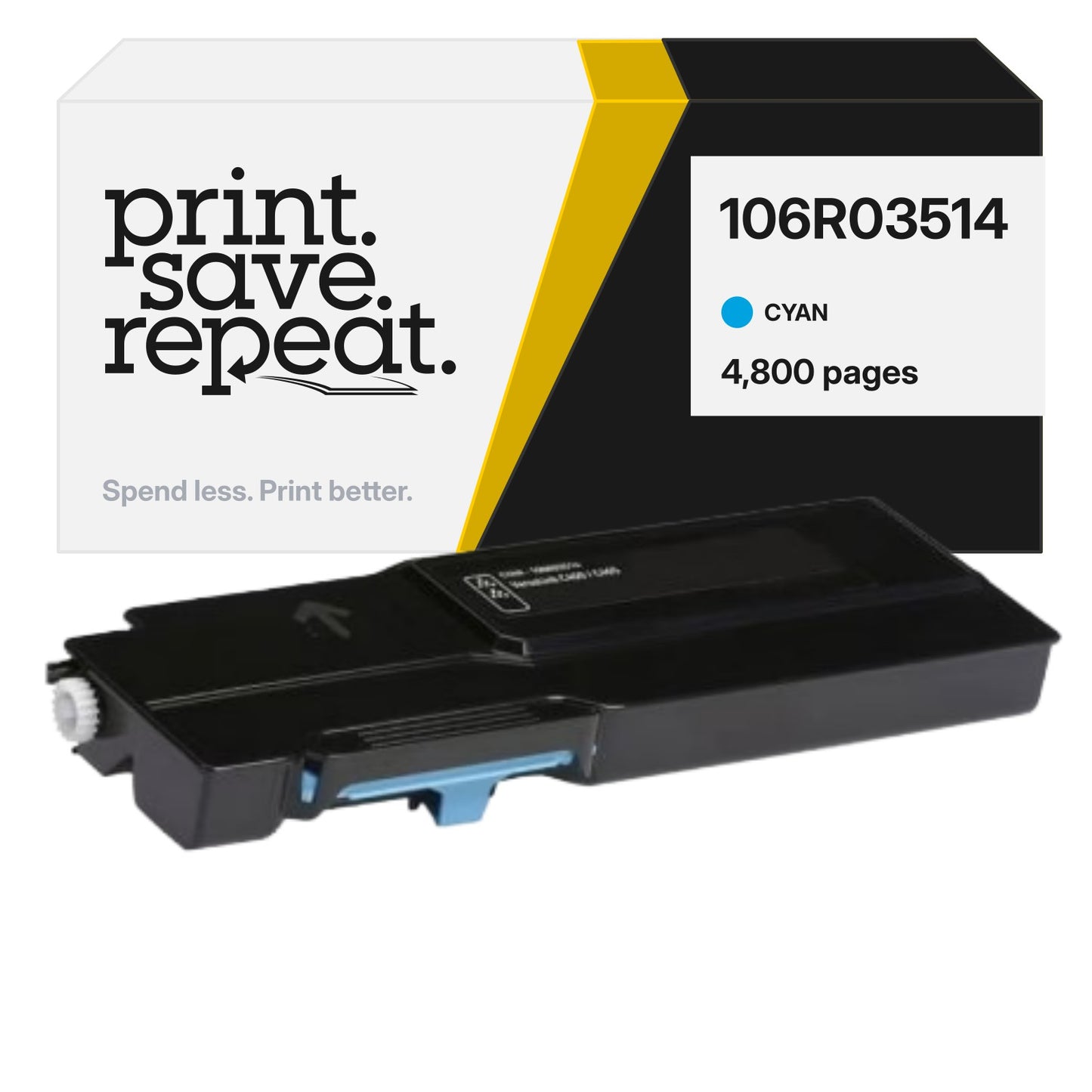 Xerox 106R03514 Cyan Premium Compatible Toner Cartridge [4,800 Pages]