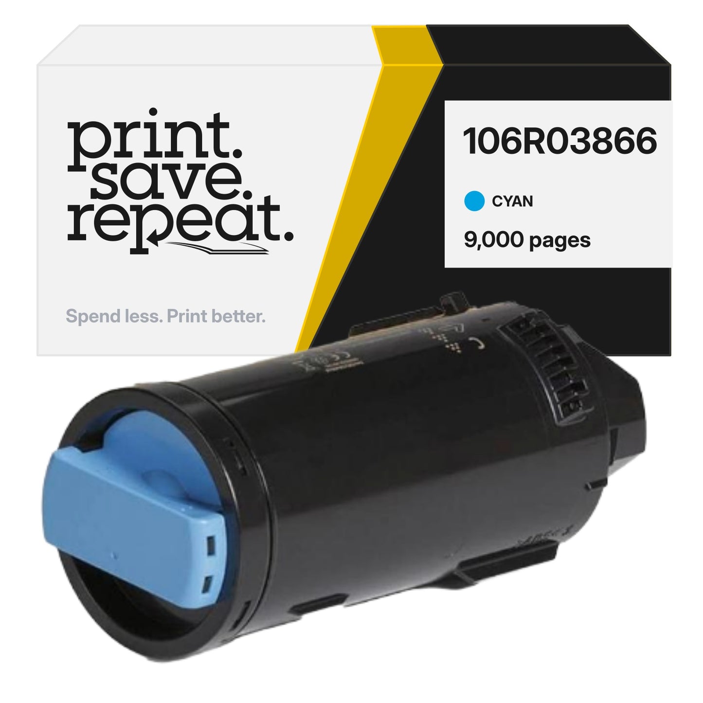 Xerox 106R03866 Cyan Premium Compatible Toner Cartridge [9,000 Pages]