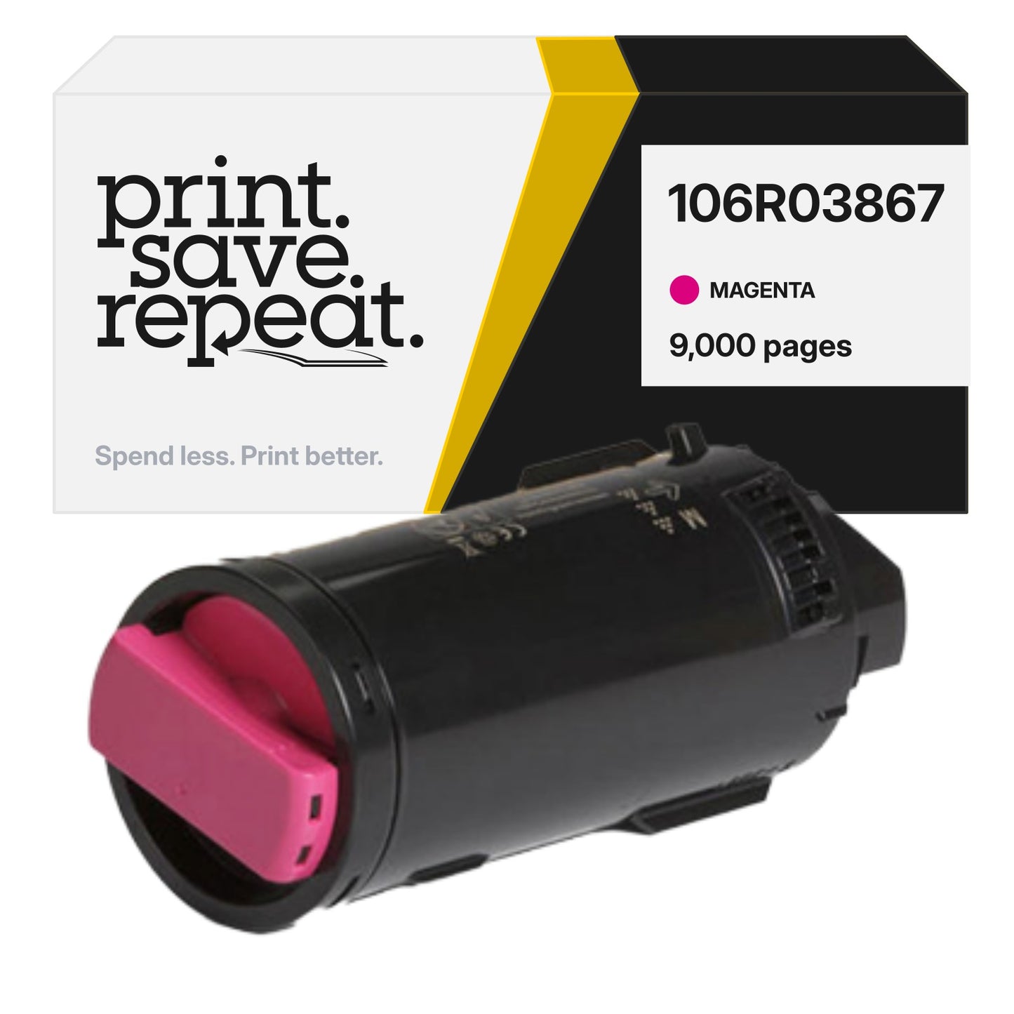 Xerox 106R03867 Magenta Premium Compatible Toner Cartridge [9,000 Pages]