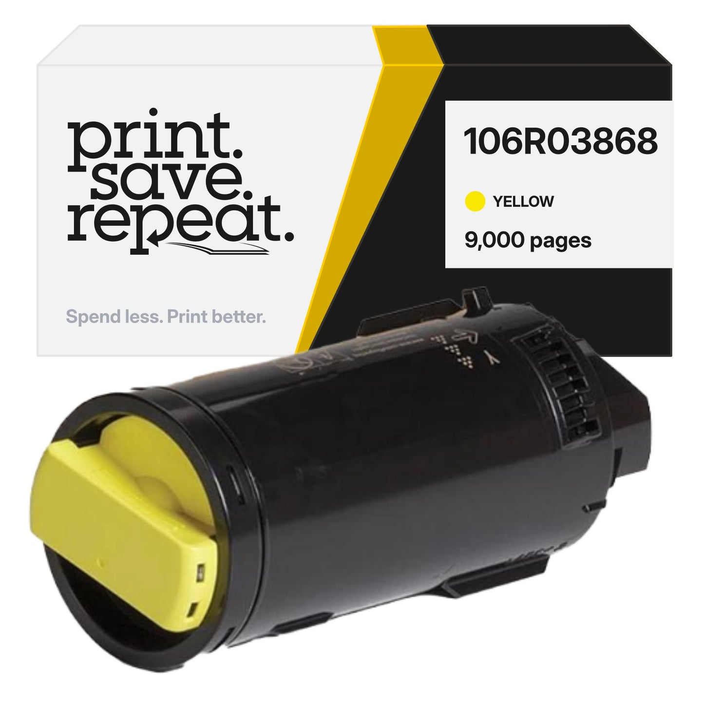 Xerox 106R03868 Yellow Premium Compatible Toner Cartridge [9,000 Pages]