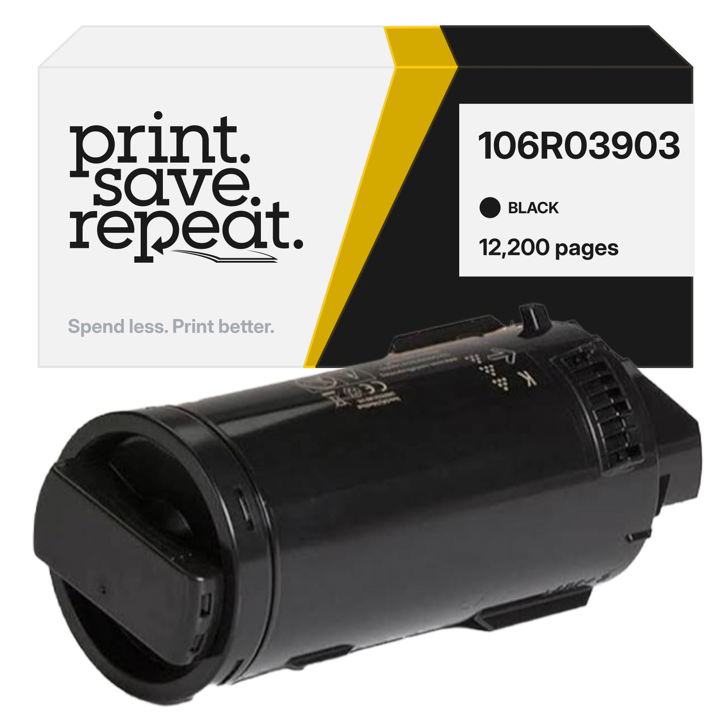 Xerox 106R03903 Black Premium Compatible Toner Cartridge [12,200 Pages]