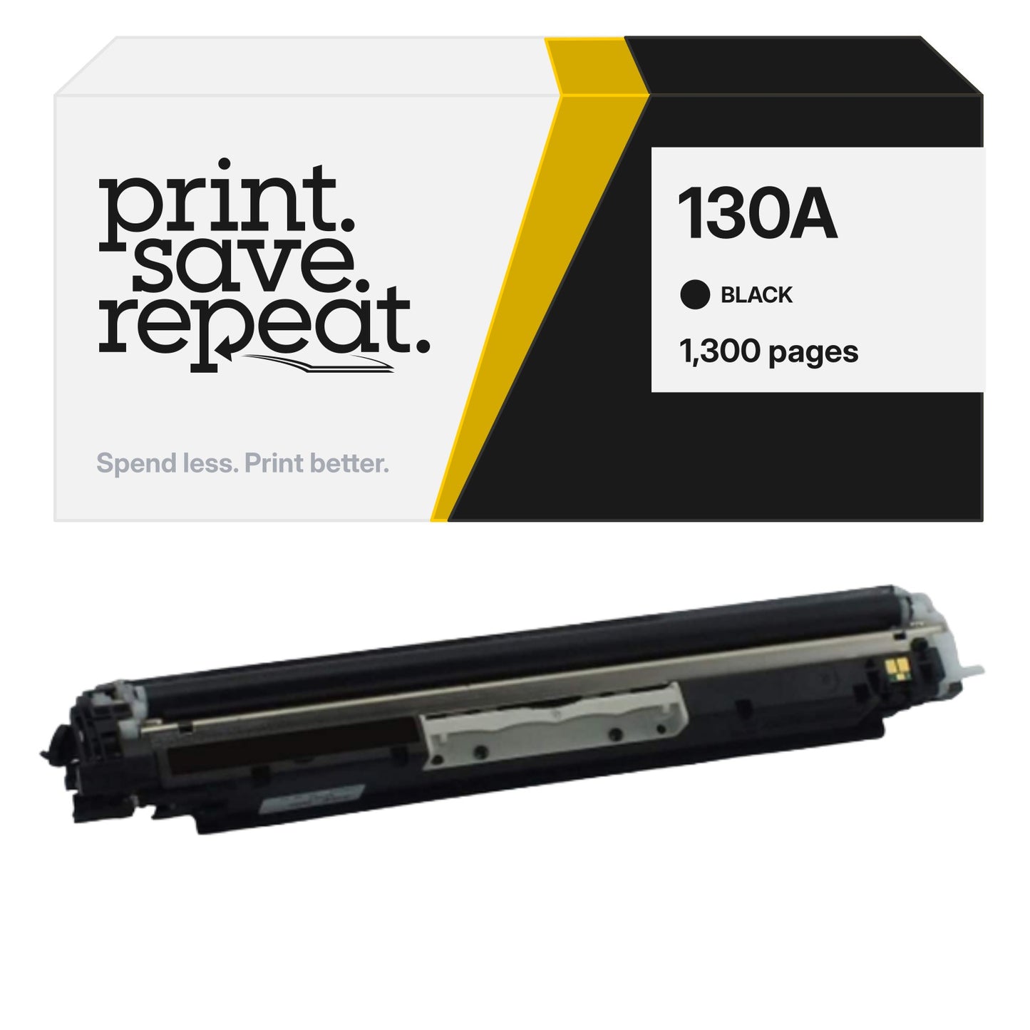 HP 130A (CF350A) Black Premium Compatible Toner Cartridge [1,300 Pages]