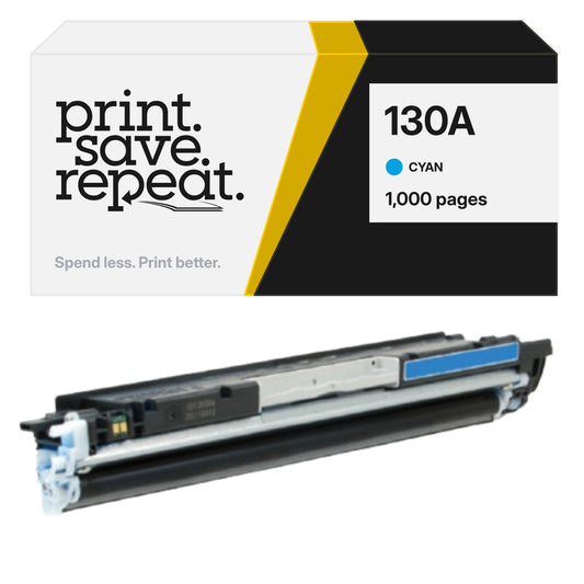 HP 130A (CF351A) Cyan Premium Compatible Toner Cartridge [1,000 Pages]