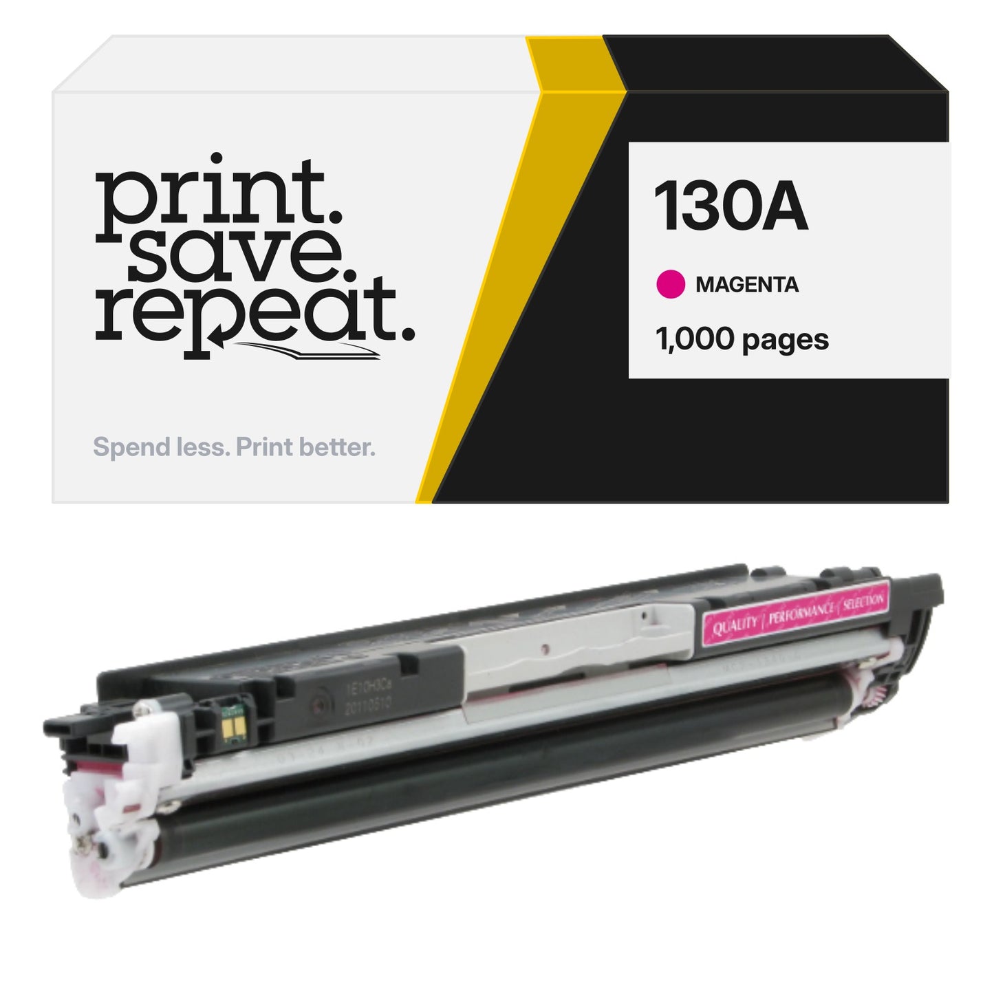 HP 130A (CF353A) Magenta Premium Compatible Toner Cartridge [1,000 Pages]