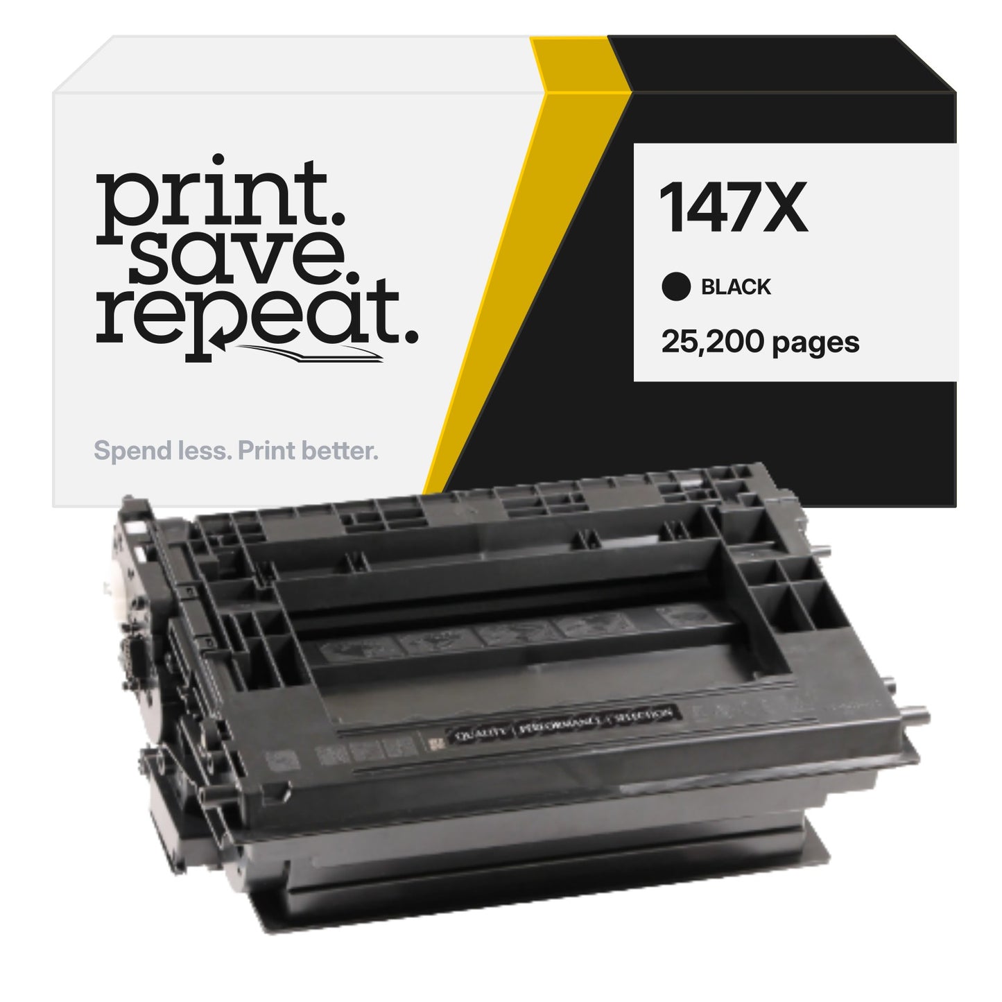 HP 147X (W1470X) Premium Compatible Toner Cartridge [25,200 Pages]