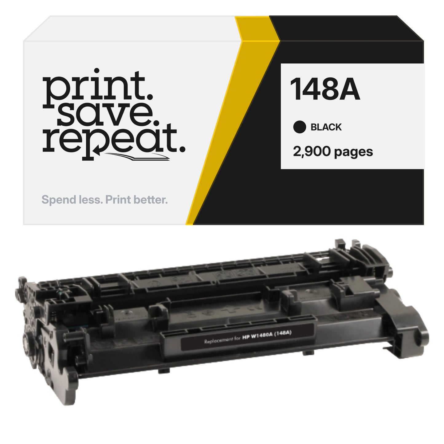 HP 148A (W1480A) Compatible Toner Cartridge [2,900 Pages]