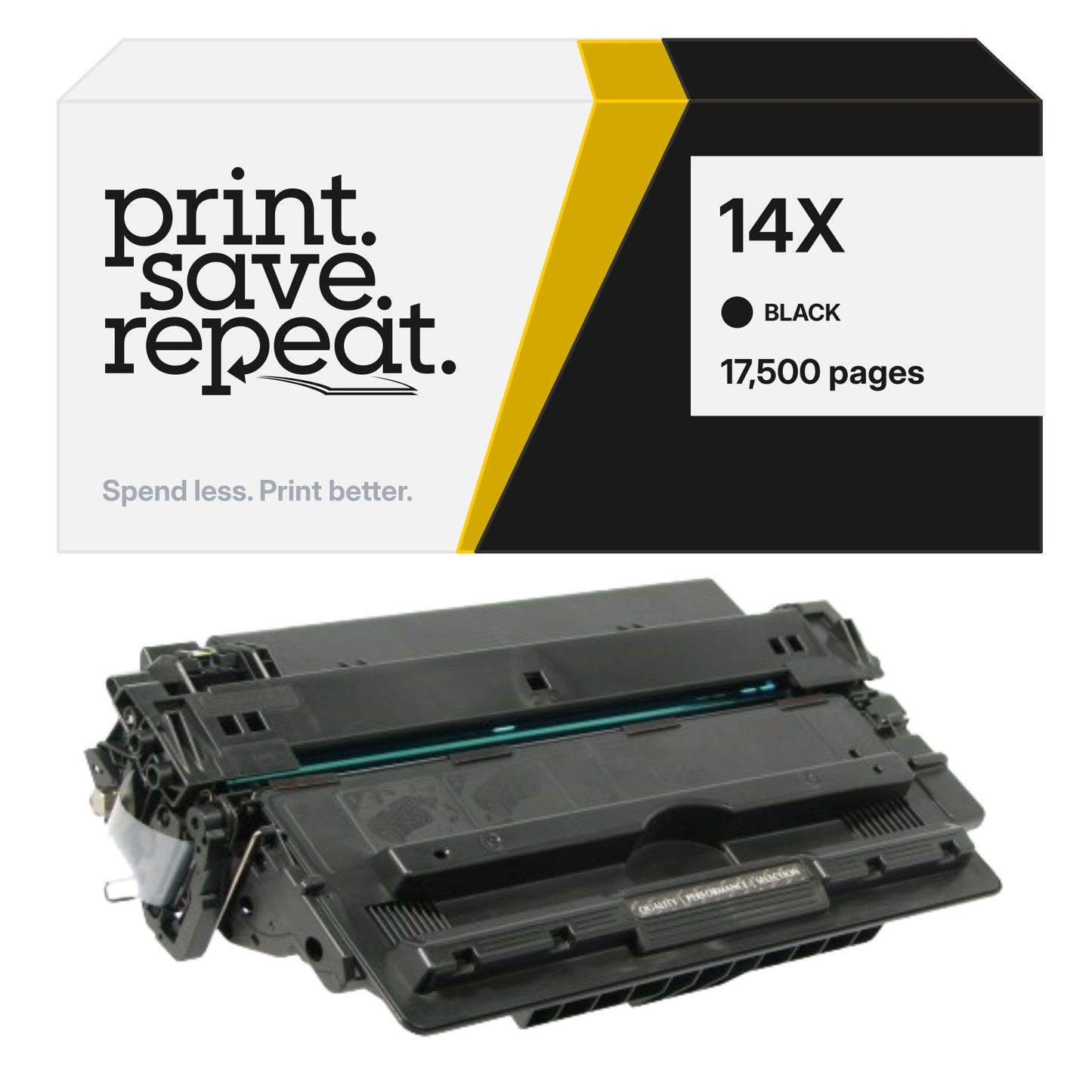 HP 14X (CF214X) Premium Compatible Toner Cartridge [17,500 Pages]