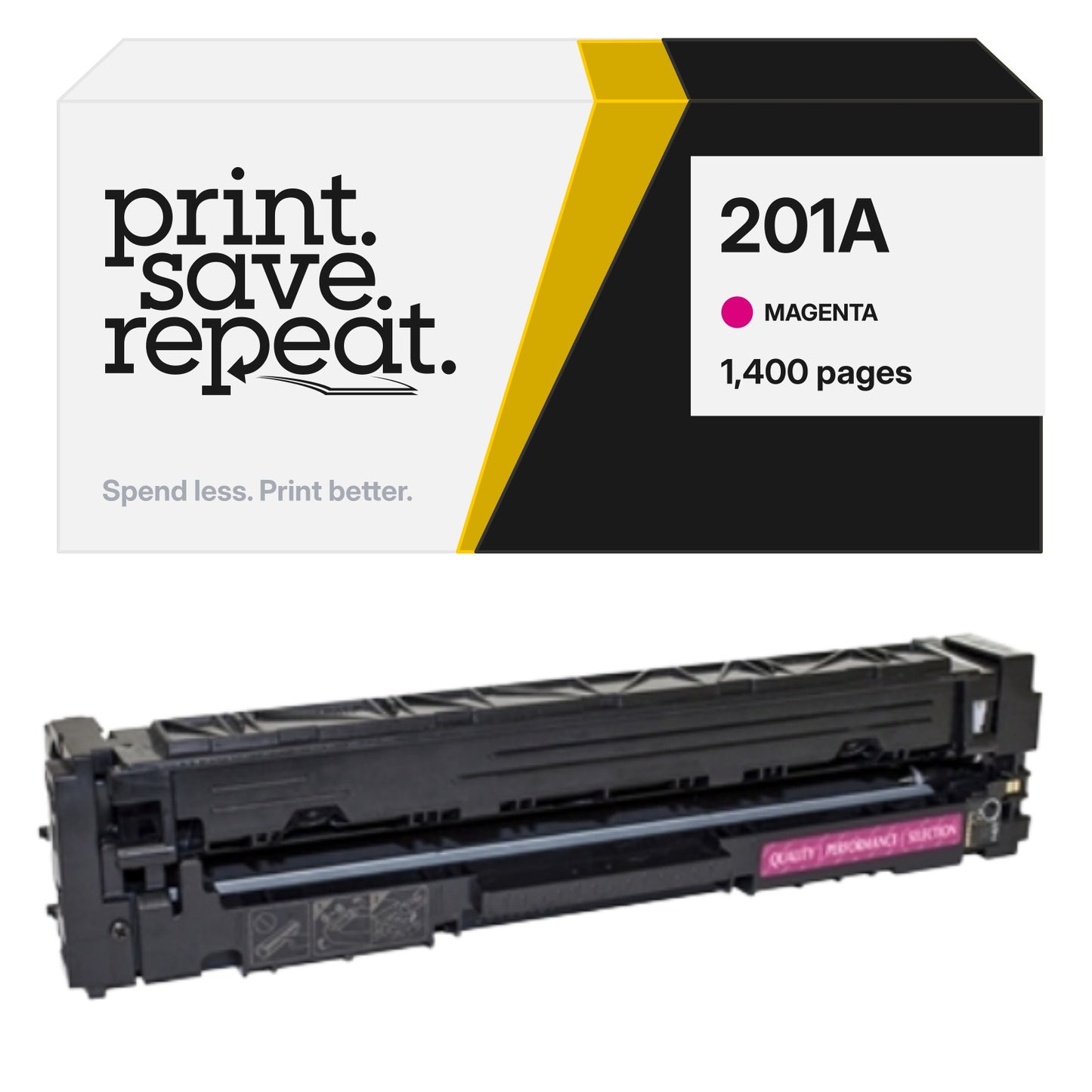 HP 201A (CF403A) Magenta Premium Compatible Toner Cartridge [1,400 Pages]
