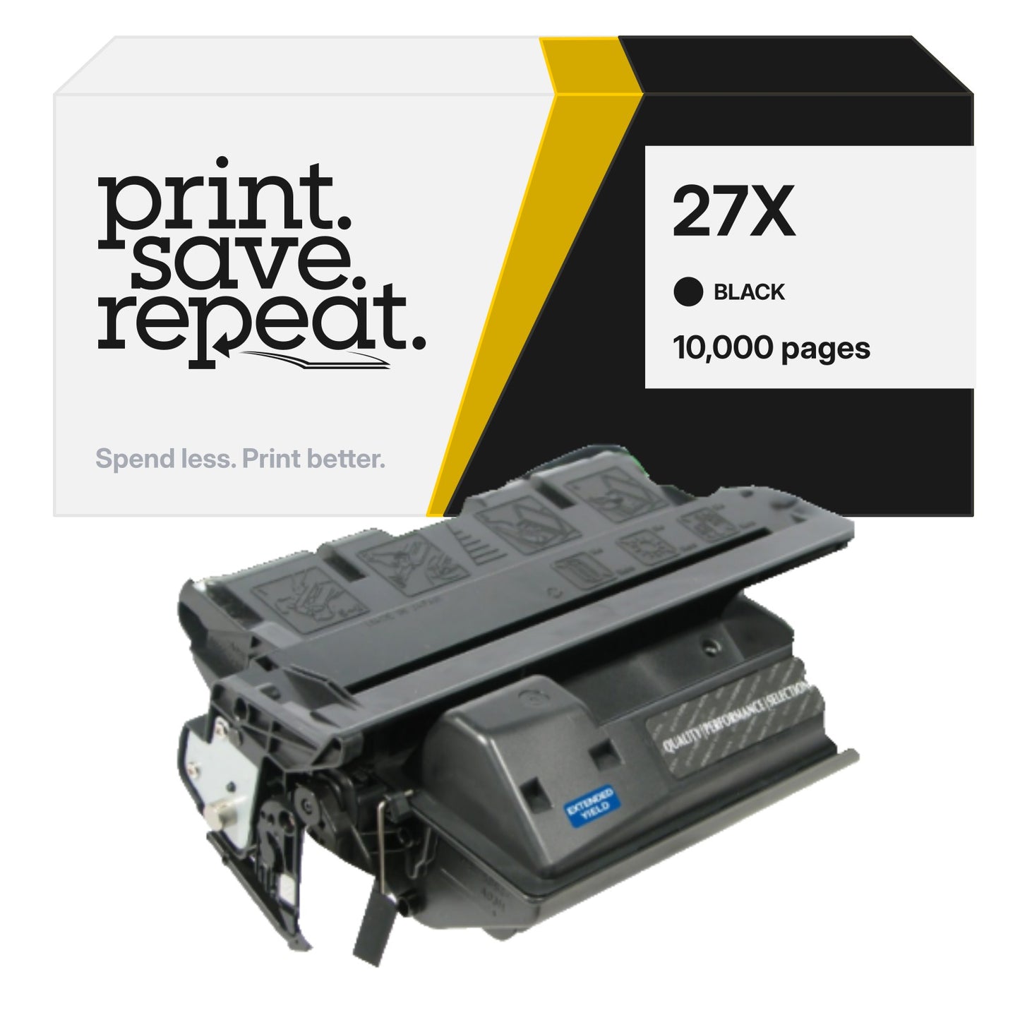 HP 27X (C4127X) Premium Compatible Toner Cartridge [10,000 Pages]