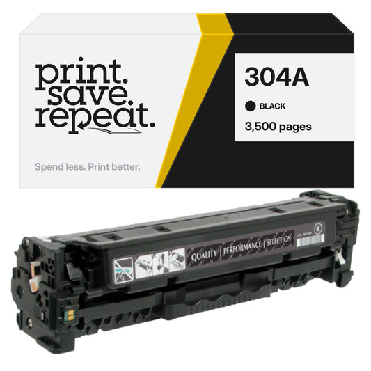 HP 304A (CC530A) Black Premium Compatible Toner Cartridge [3,500 Pages]