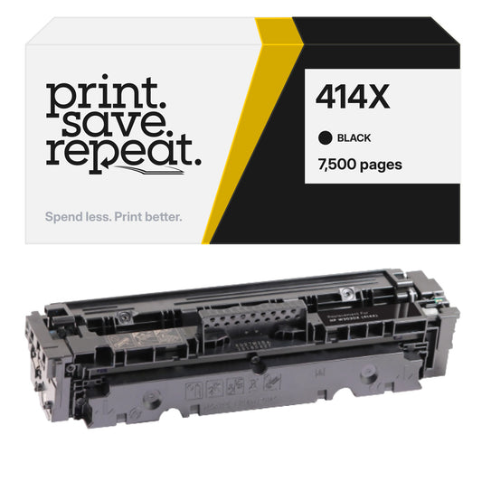 HP 414X (W2020X) Black Premium Compatible Color Toner Cartridge [7,500 Pages]