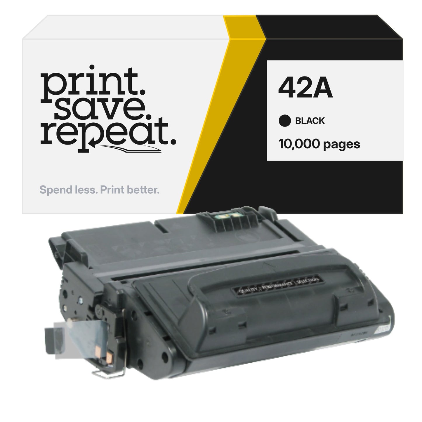 HP 42A (Q5942A) Premium Compatible Toner Cartridge [10,000 Pages]