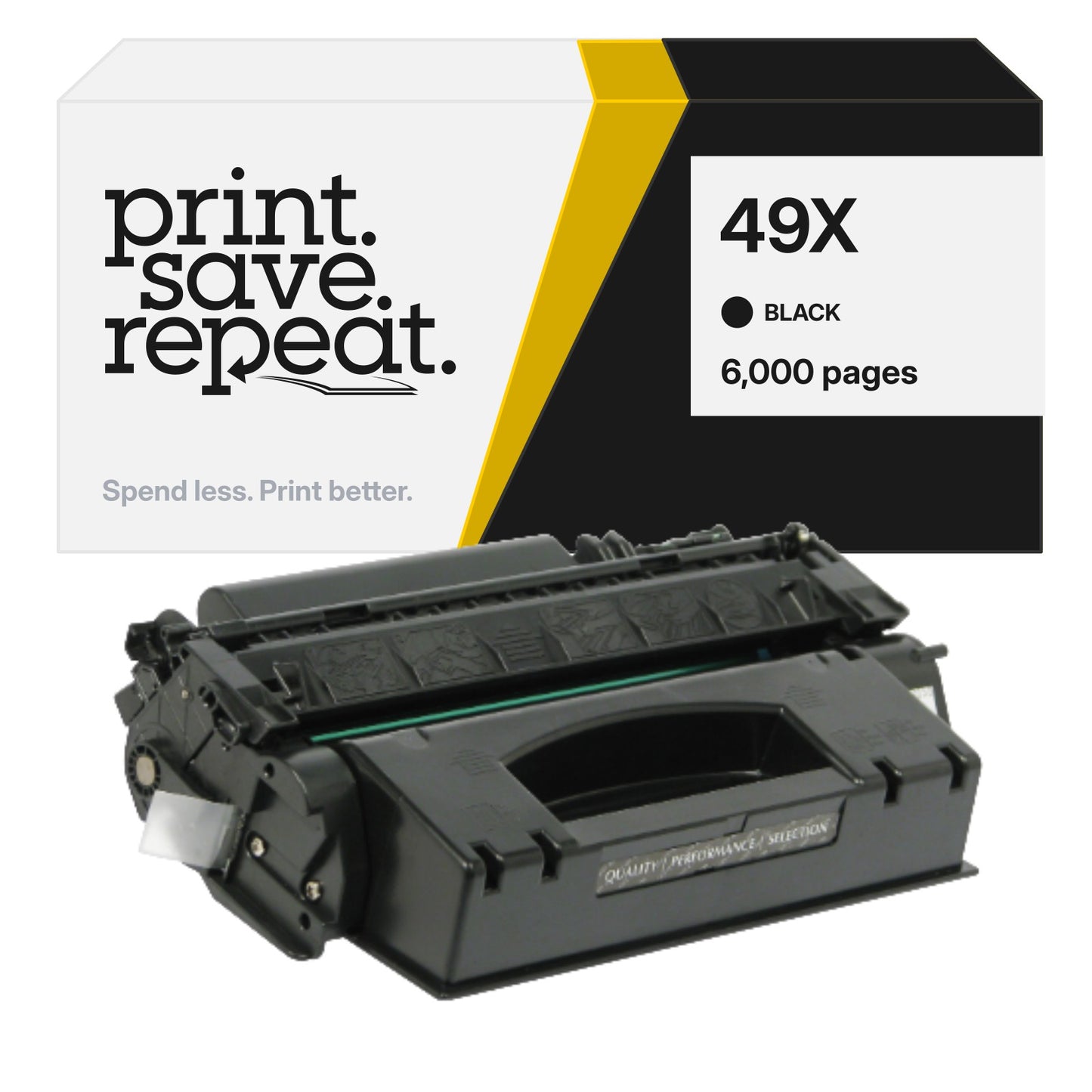 HP 49X (Q5949X) Premium Compatible Toner Cartridge [6,000 Pages]