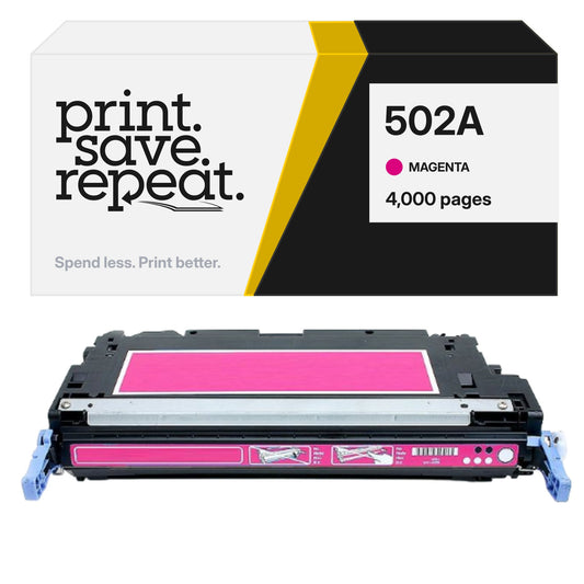 HP 502A (Q6473A) Magenta Premium Compatible Toner Cartridge [4,000 Pages]