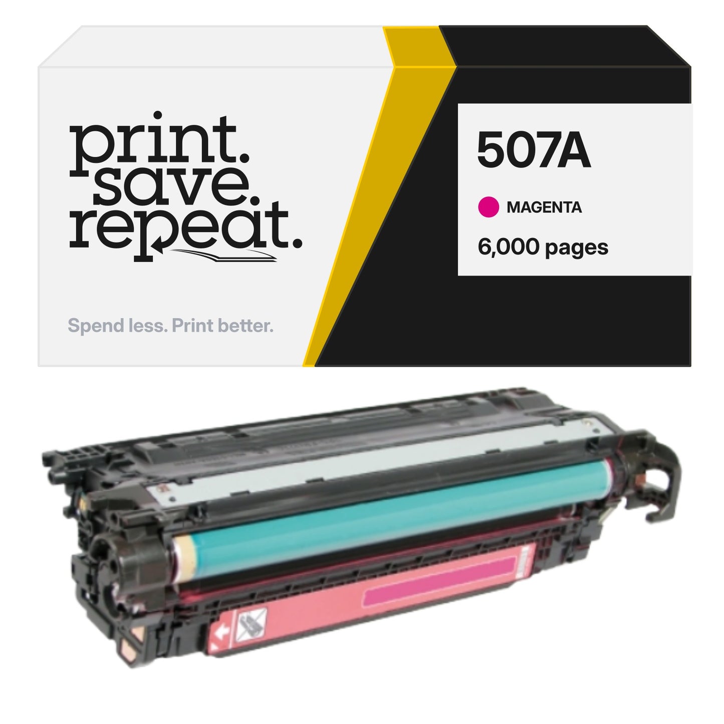 HP 507A (CE403A) Magenta Premium Compatible Toner Cartridge [6,000 Pages]