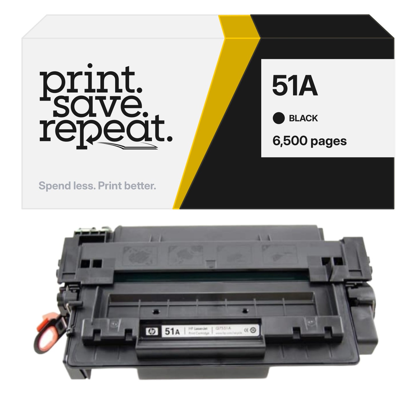HP 51A (Q7551A) Premium Compatible Toner Cartridge [6,500 Pages]