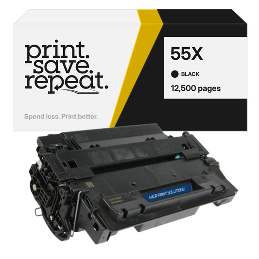 HP 55X (CE255XM) Premium Compatible Toner Cartridge [12,500 Pages]