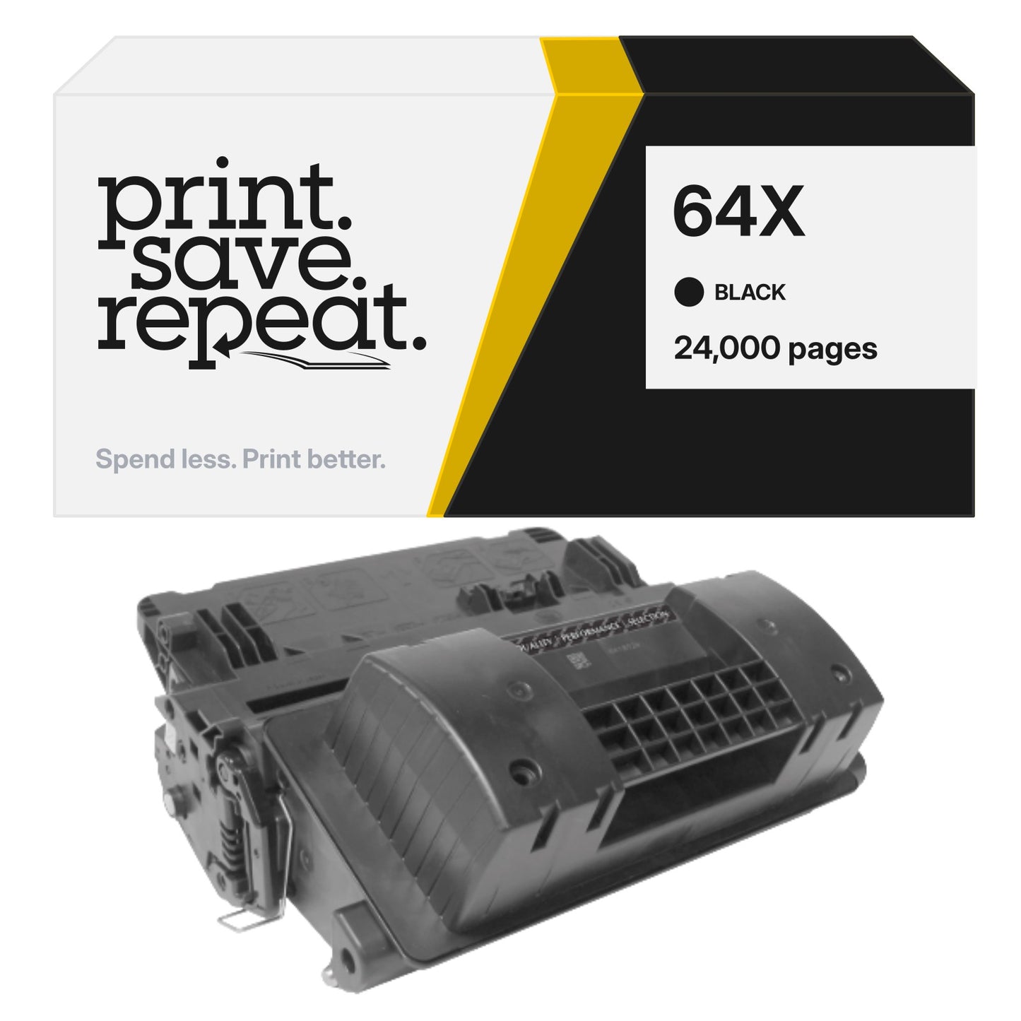 HP 64X (CC364X) Premium Compatible Toner Cartridge [24,000 Pages]