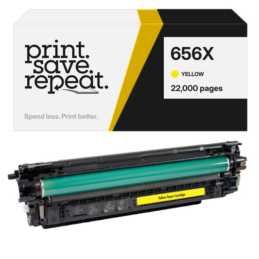 HP 656X (CF462X) Yellow Premium Compatible Toner Cartridge [22,000 Pages]