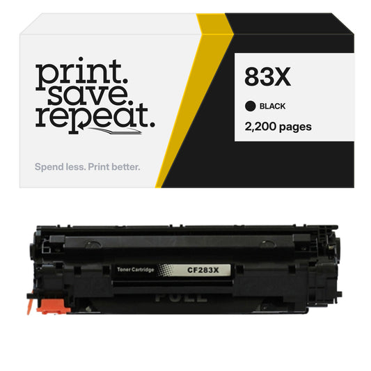 HP 83X (CF283X) Premium Compatible Toner Cartridge [2,200 Pages]